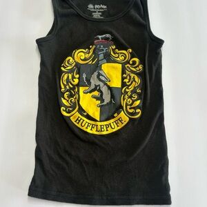 Warner Bros. Hufflepuff Kids Tank Top - Black